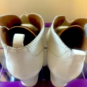 White high top wedge sneakers/shoes